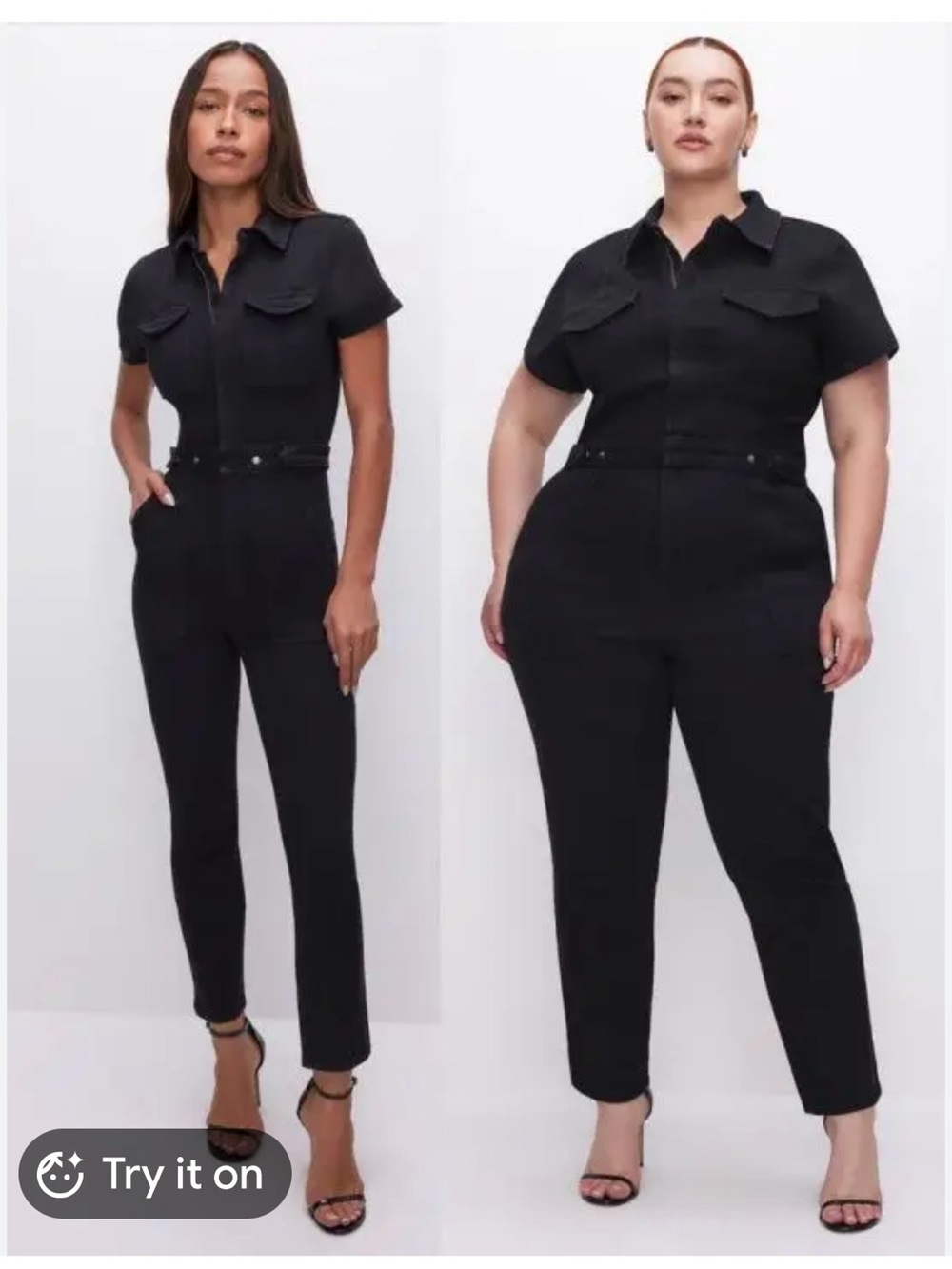 GOOD AMERICAN NWT Size 2XL Fit For Success Denim Jumpsuit